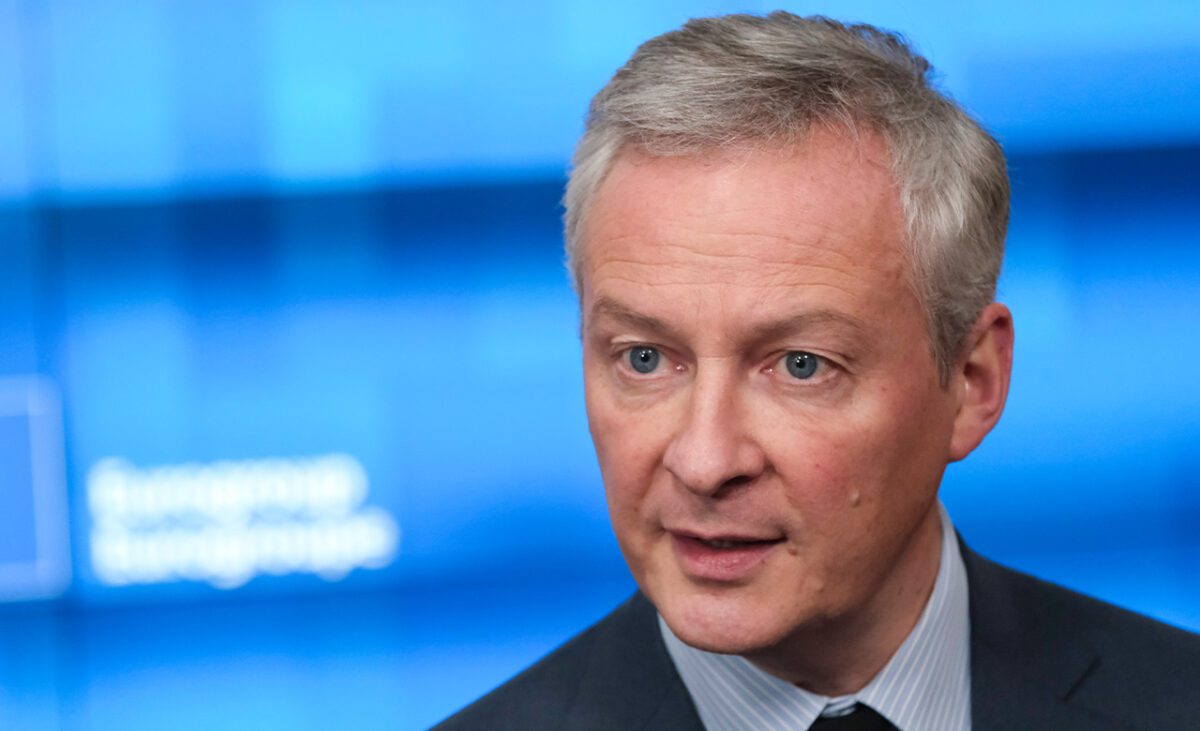 Brussels, Belgium. 4th December 2019. French finance minister, Bruno Le Maire attends in a Eurogroup Finance Ministers' meeting.