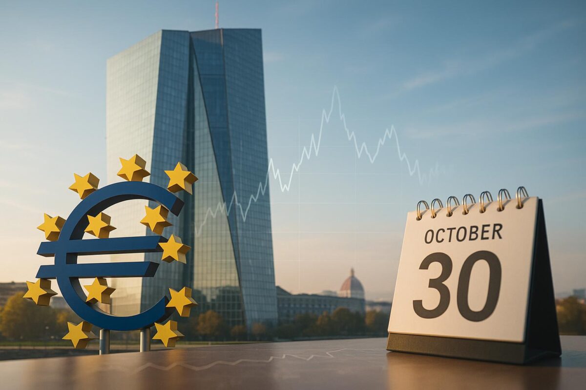 BCE: taux à 2,00 %, inflation 2,2 % — baisse le 30 octobre ou pause prolongée ?