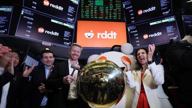 Reddit s’envole de 50% pour sa première journée de cotation