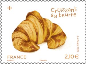 &Agrave; 2,10 &euro;, ce timbre La Poste qui sent le croissant au beurre affole les collectionneurs