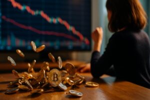 Nuit de cauchemar sur les march&eacute;s, Bitcoin s&rsquo;effondre en 10 minute : que s&rsquo;est-il pass&eacute; ?