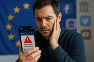 Arnaques en ligne : ce r&egrave;glement de l&rsquo;UE pourrait obliger votre banque et les r&eacute;seaux sociaux &agrave; vous rembourser automatiquement chaque euro vol&eacute; d&egrave;s 2025