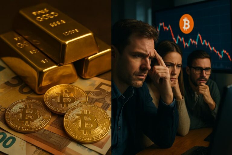 Bitcoin s&rsquo;effondre, l&rsquo;or flambe : faut-il profiter du bain de sang crypto ou renforcer votre valeur refuge avant fin 2025 ?