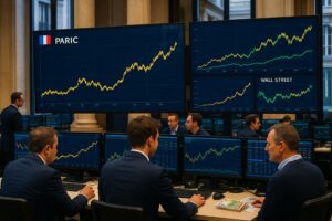 CAC 40 sous les 8 110 points malgré la baisse attendue des taux US : ce qui bloque encore la Bourse de Paris face à l’euphorie de Wall Street