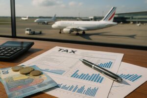 Hausse des taxes a&eacute;riennes en France, recul en Allemagne : quel impact sur le secteur et les prix des billets ?