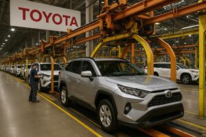 Les droits de douane am&eacute;ricains poussent Toyota &agrave; investir 10 milliards de dollars aux &Eacute;tats-Unis : une strat&eacute;gie face aux surtaxes ?