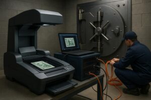S&eacute;curit&eacute; des chambres fortes : comment les scanners haute performance transforment la logistique depuis 2023, avec une hausse de 37% des installations