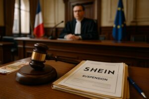 Shein suspendue en France : le tribunal de Paris d&eacute;cidera le 26 novembre des cons&eacute;quences juridiques majeures