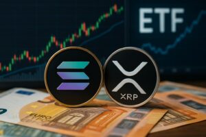 Solana vs XRP : qui dominera le march&eacute; crypto ? Flux, liquidit&eacute; et enjeux r&eacute;glementaires en jeu pour la 3e place derri&egrave;re Bitcoin et Ethereum.