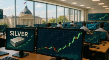 Argent &agrave; 57,50 $ l&rsquo;once : ce niveau critique affole les march&eacute;s avant la d&eacute;cision de la Fed sur une possible baisse des taux
