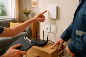 Bo&icirc;tier de la fibre optique : cette erreur de placement que font tous les Fran&ccedil;ais et qui ruine le Wi‑Fi et le t&eacute;l&eacute;travail sans qu&rsquo;ils s&rsquo;en rendent compte