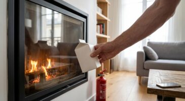 Feu de chemin&eacute;e qui s&rsquo;emballe : cette astuce m&eacute;connue avec un berlingot de Javel, valid&eacute;e par des experts, peut stopper l&rsquo;incendie en quelques secondes