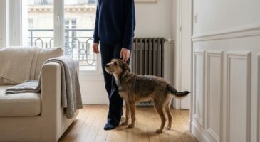Pourquoi mon chien me suit partout, du salon aux toilettes ? Les vraies raisons (ennui, anxi&eacute;t&eacute; de s&eacute;paration&hellip;) et les solutions pour l&rsquo;apaiser