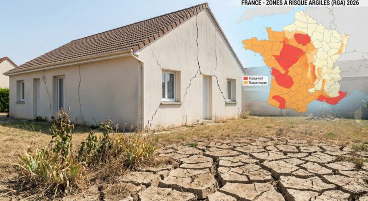 S&eacute;cheresse : ce nouveau zonage RGA 2026 bascule 12 millions de maisons en zone &agrave; risque et change tout pour les propri&eacute;taires d&egrave;s le 1er juillet 2026