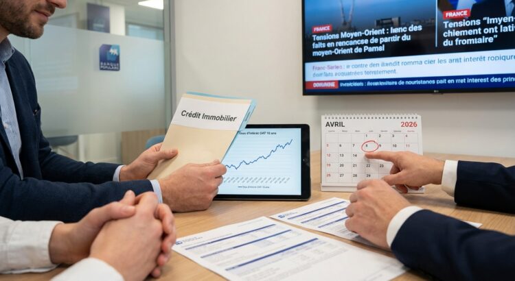 Cr&eacute;dit immobilier : ce choc &eacute;nerg&eacute;tique qui menace de faire passer les taux de 3 % &agrave; 4 % d&egrave;s avril 2026 et de plomber votre budget logement