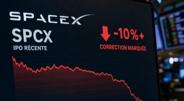 Action SpaceX : apr&egrave;s la flamb&eacute;e post-IPO, ce signal qui provoque une chute de 10% du titre d&rsquo;Elon Musk