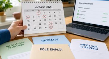 CAF, retraite, imp&ocirc;ts, ch&ocirc;mage : attention, ce d&eacute;tail du calendrier de juillet 2026 va retarder le versement de vos aides