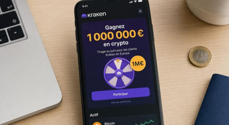 Crypto : 1 million d&rsquo;euros &agrave; gagner sur Kraken avant la date limite, mais attention &agrave; cette condition pour valider votre d&eacute;p&ocirc;t