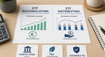 ETF : la diff&eacute;rence cruciale entre &laquo;&nbsp;Acc&nbsp;&raquo; et &laquo;&nbsp;Dist&nbsp;&raquo; pour &eacute;viter le frottement fiscal qui ronge vos dividendes