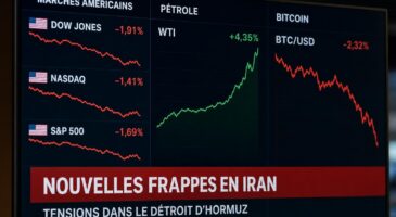 Guerre en Iran : le p&eacute;trole s&rsquo;enflamme et l&rsquo;onde de choc fait chuter vos placements, de Wall Street au Bitcoin