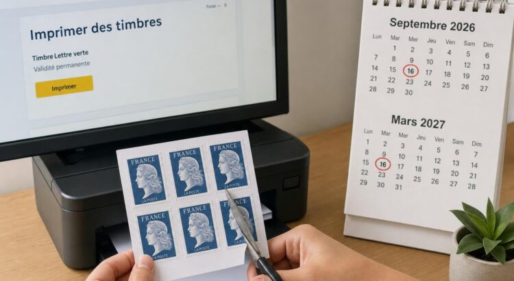 La Poste : d&egrave;s septembre 2026, vos stocks de timbres &agrave; imprimer auront une date de p&eacute;remption et deviendront sans valeur