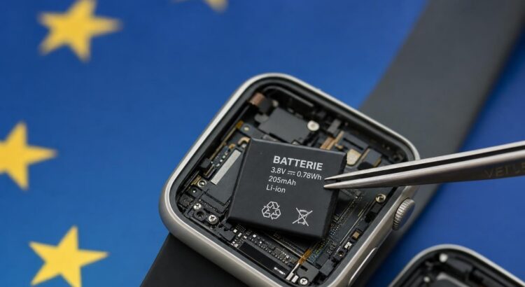 Montres connect&eacute;es : cette d&eacute;cision surprise de l&rsquo;UE qui va vous emp&ecirc;cher de remplacer la batterie d&egrave;s 2027