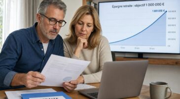 Objectif 1 million d&rsquo;euros pour la retraite : ce que vous devez &eacute;pargner chaque mois si vous avez 25, 35 ou 45 ans