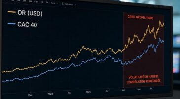 Or : cette corr&eacute;lation in&eacute;dite avec le CAC 40 qui remet en cause son statut de valeur refuge pour votre portefeuille