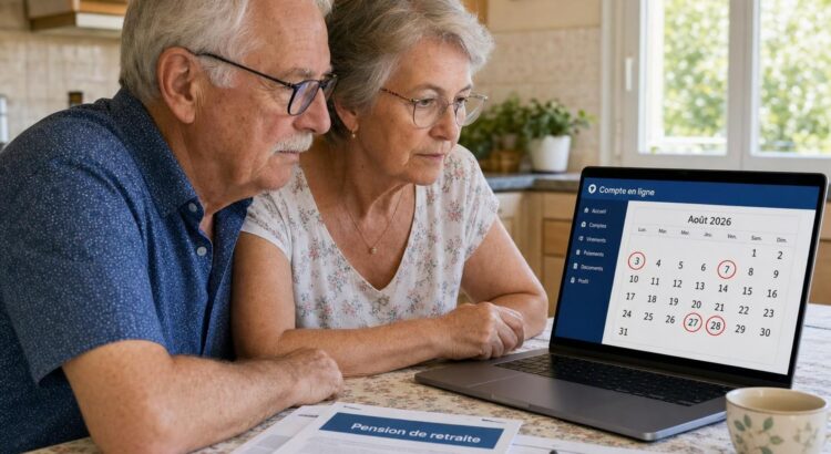 Retraite de base et Agirc-Arrco : la date de votre virement d&rsquo;ao&ucirc;t 2026 change, voici quand votre pension arrivera vraiment