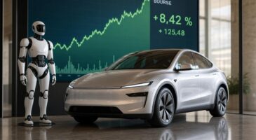 Bourse : Tesla p&egrave;se plus lourd que tout le secteur auto, mais ce n&rsquo;est pas gr&acirc;ce &agrave; ses voitures