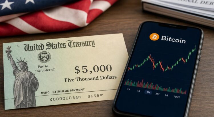 &laquo;&nbsp;Trump Dividend&nbsp;&raquo; : ce que le ch&egrave;que de 5000$ promis aux Am&eacute;ricains change vraiment pour votre portefeuille Bitcoin