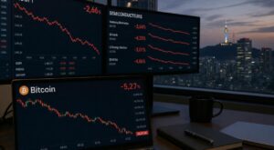 Krach boursier &agrave; S&eacute;oul : pourquoi les appels de marge en cascade font plonger le bitcoin et menacent votre portefeuille