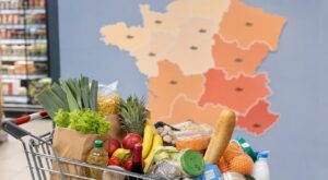 Prix en supermarch&eacute; : la nouvelle carte des d&eacute;partements o&ugrave; vos courses vous co&ucirc;tent jusqu&rsquo;&agrave; 1900&euro; de plus par an